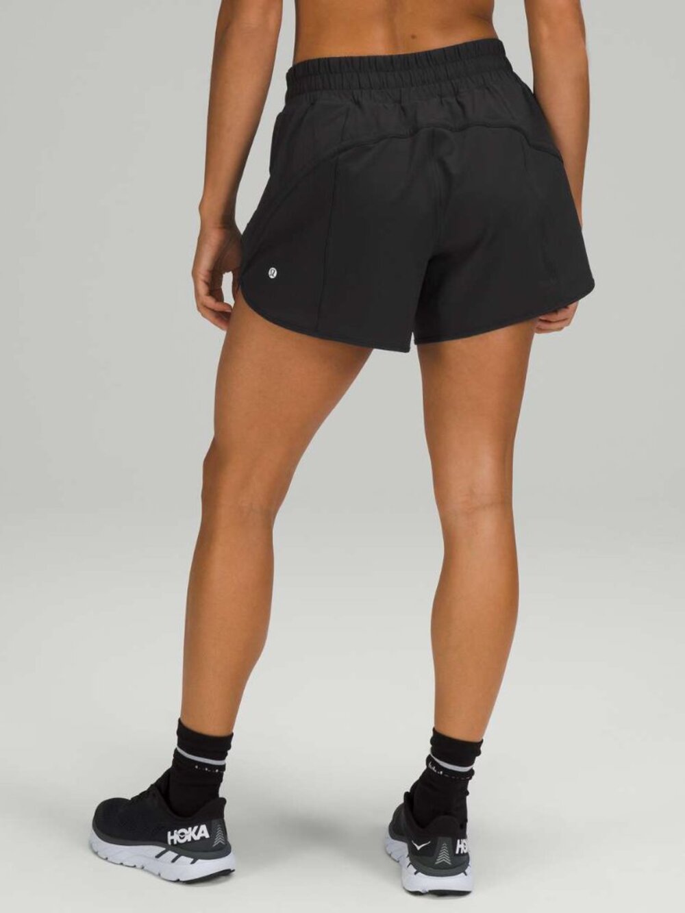 Lululemon Track That Mid-Rise Lined Short 5" Black size 8 - Picture 3 of 6